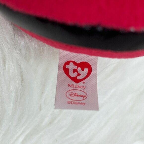 Ty Beanie Ballz Disney Mickey Mouse Santa Christmas Holiday Plush 2013 - Picture 8 of 8